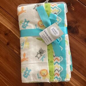 100% Cotton Flannel Burp Cloths